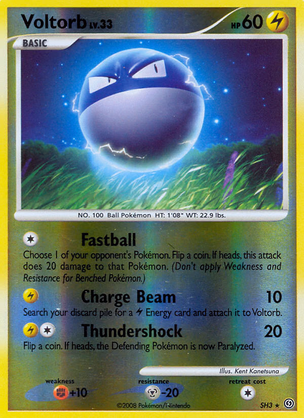 Voltorb Pokemon card (SH3, Stormfront)