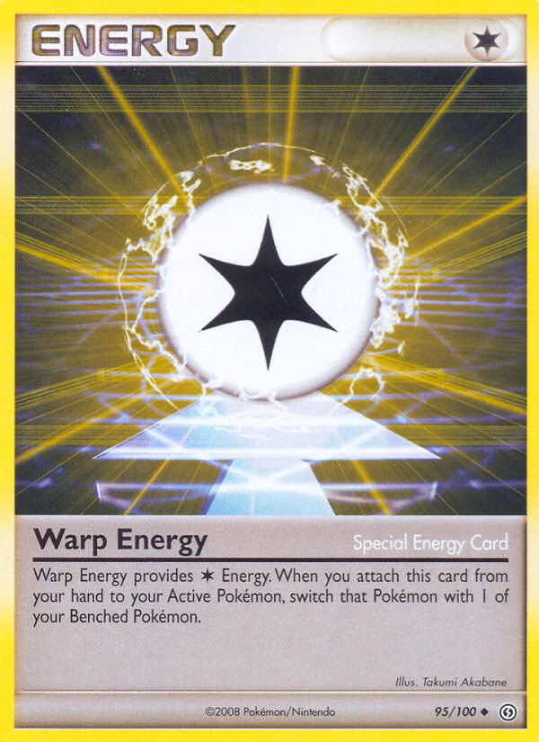 Warp Energy Pokemon card (95/100, Stormfront)