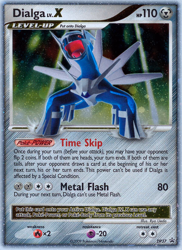 Dialga LV.X Pokemon card (DP37, DP Black Star Promos)