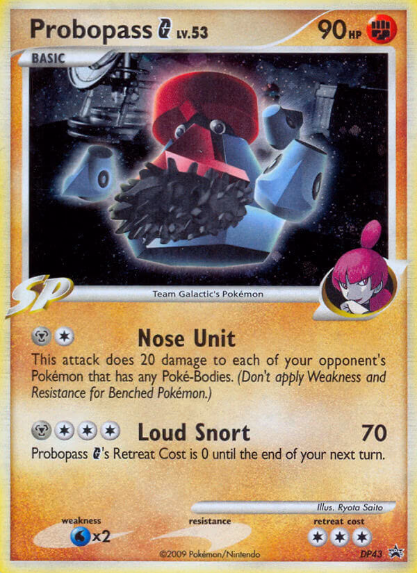 Probopass G Pokemon card (DP43, DP Black Star Promos)
