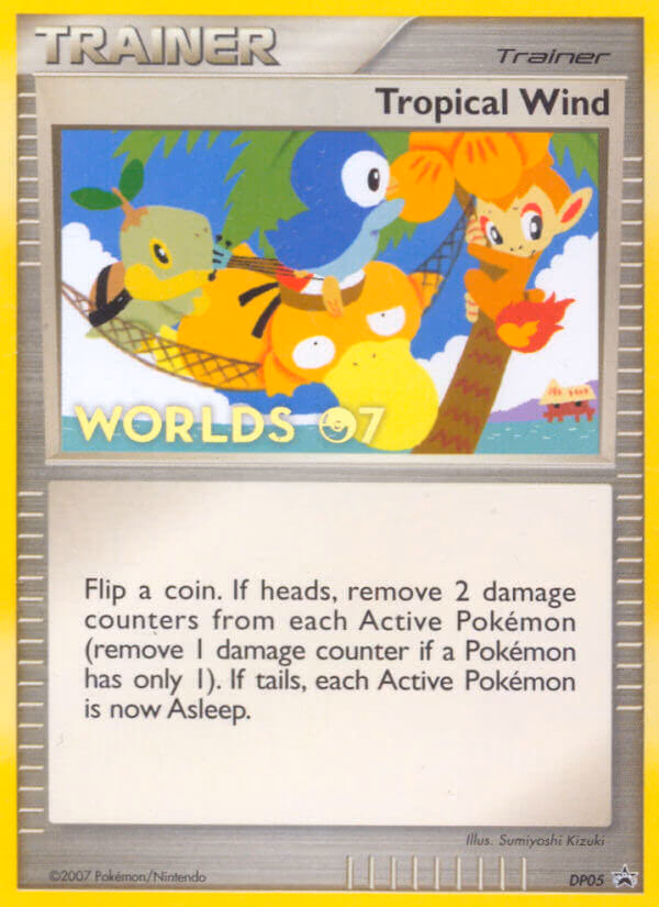 Tropical Wind Pokemon card (DP05, DP Black Star Promos)