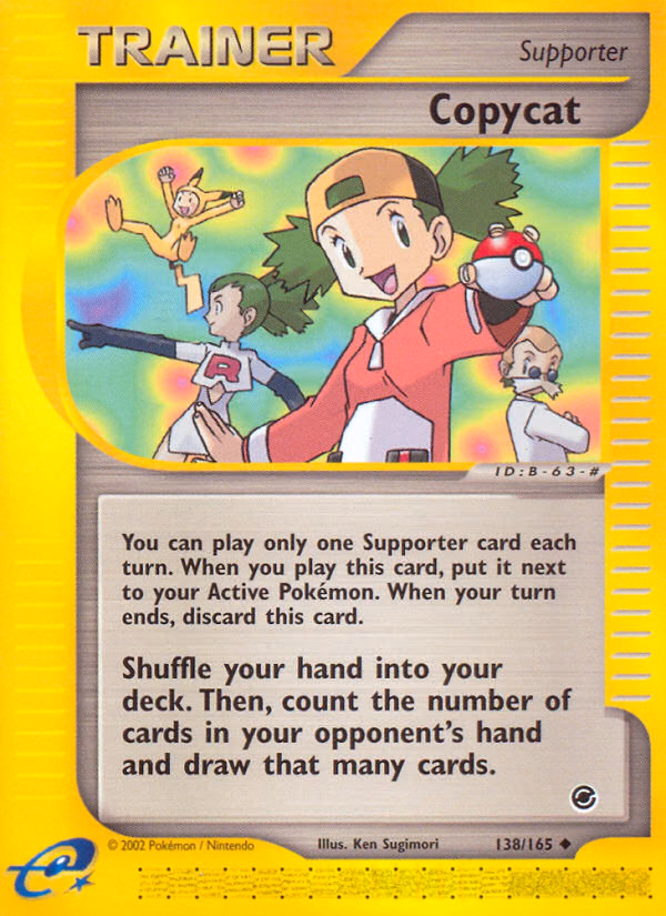 Copycat Pokemon card (138/165, Expedition Base Set)