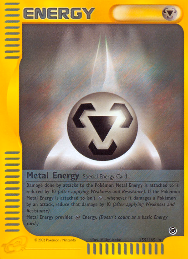 Metal Energy Pokemon card (159/165, Expedition Base Set)