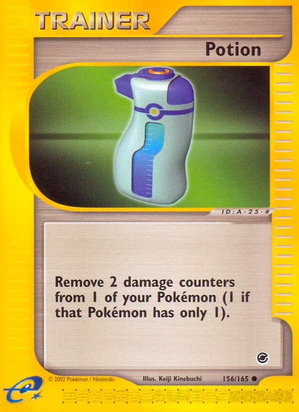 Potion Pokemon card (156/165, Expedition Base Set)