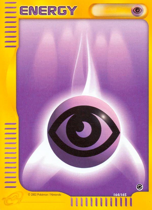 Psychic Energy Pokemon card (164/165, Expedition Base Set)