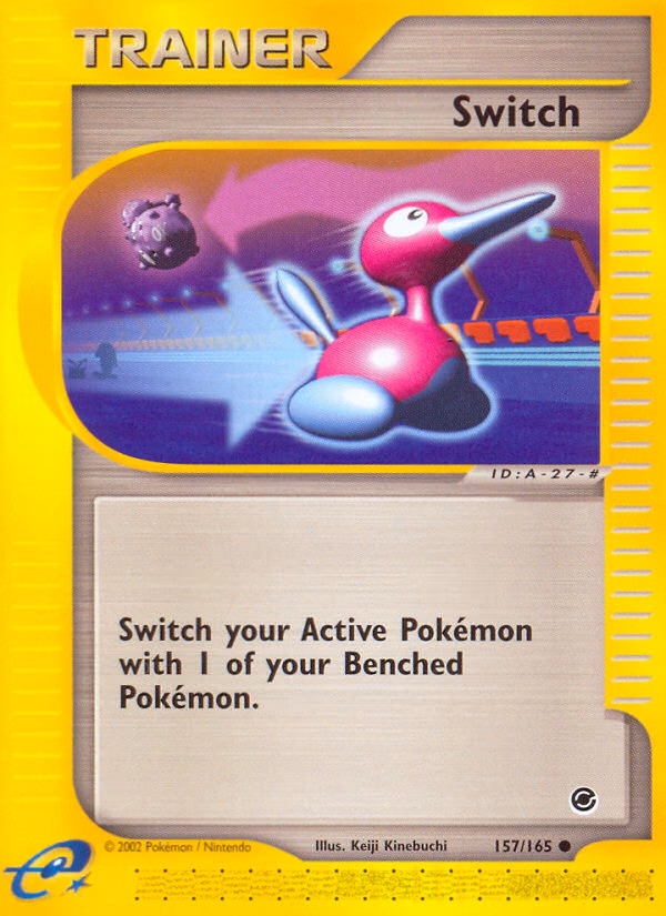 Switch Pokemon card (157/165, Expedition Base Set)