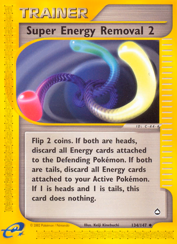 Super Energy Removal 2 Pokemon card (134/147, Aquapolis)