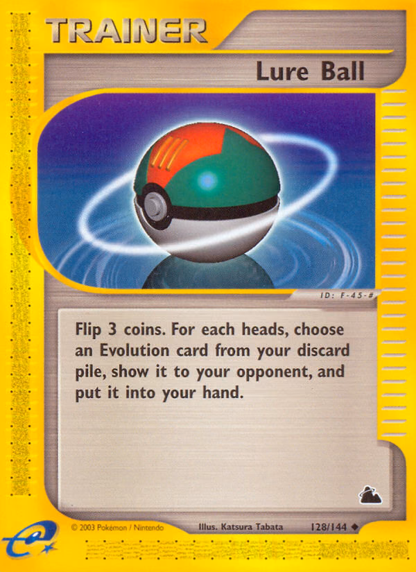 Lure Ball Pokemon card (128/144, Skyridge)