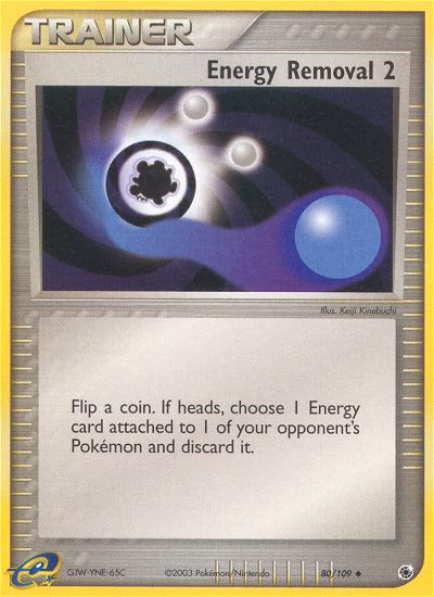 Energy Removal 2 Pokemon card (80/109, Ruby & Sapphire)