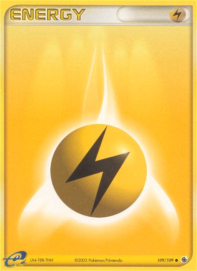 Lightning Energy Pokemon card (109/109, Ruby & Sapphire)