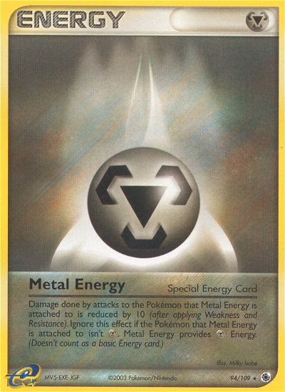 Metal Energy Pokemon card (94/109, Ruby & Sapphire)