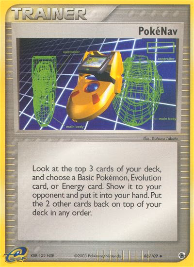 PokéNav Pokemon card (88/109, Ruby & Sapphire)