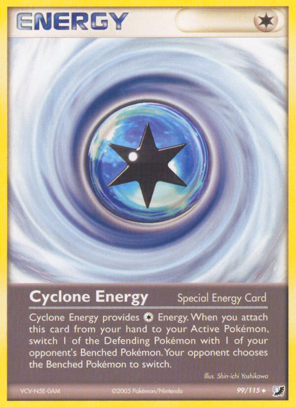 Cyclone Energy Pokemon card (99/115, Unseen Forces)