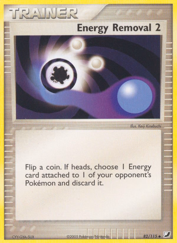 Energy Removal 2 Pokemon card (82/115, Unseen Forces)