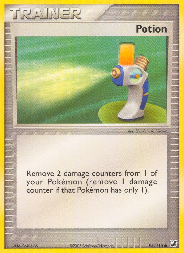 Potion Pokemon card (95/115, Unseen Forces)