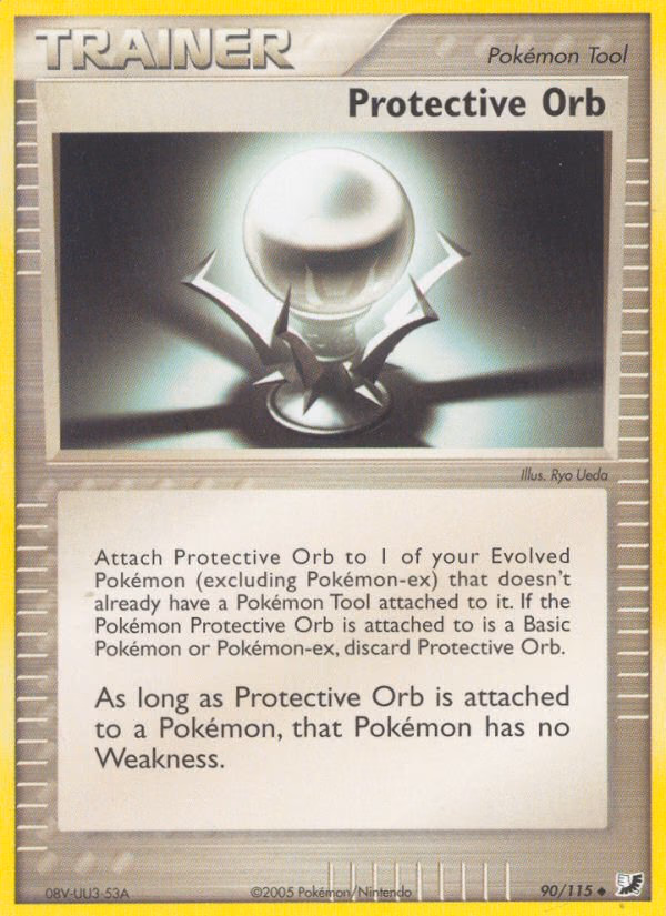 Protective Orb Pokemon card (90/115, Unseen Forces)