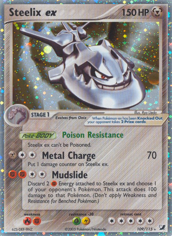Steelix ex Pokemon card (109/115, Unseen Forces)