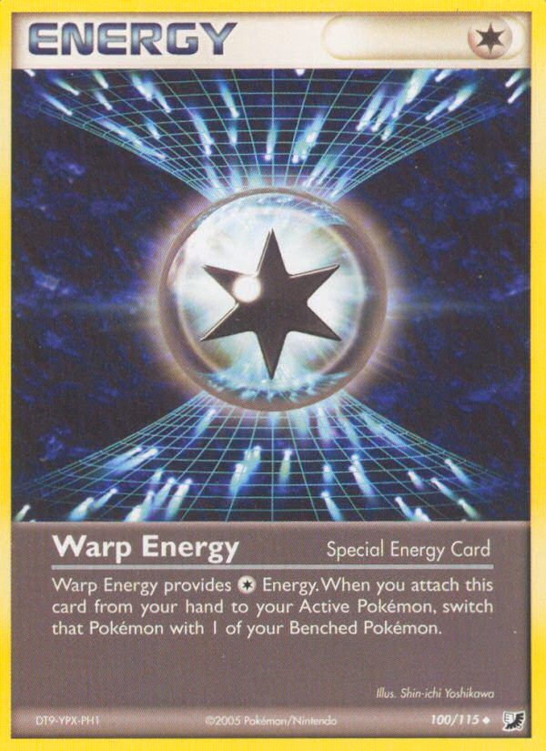 Warp Energy Pokemon card (100/115, Unseen Forces)