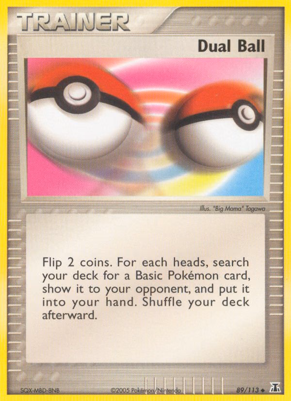 Dual Ball Pokemon card (89/113, Delta Species)