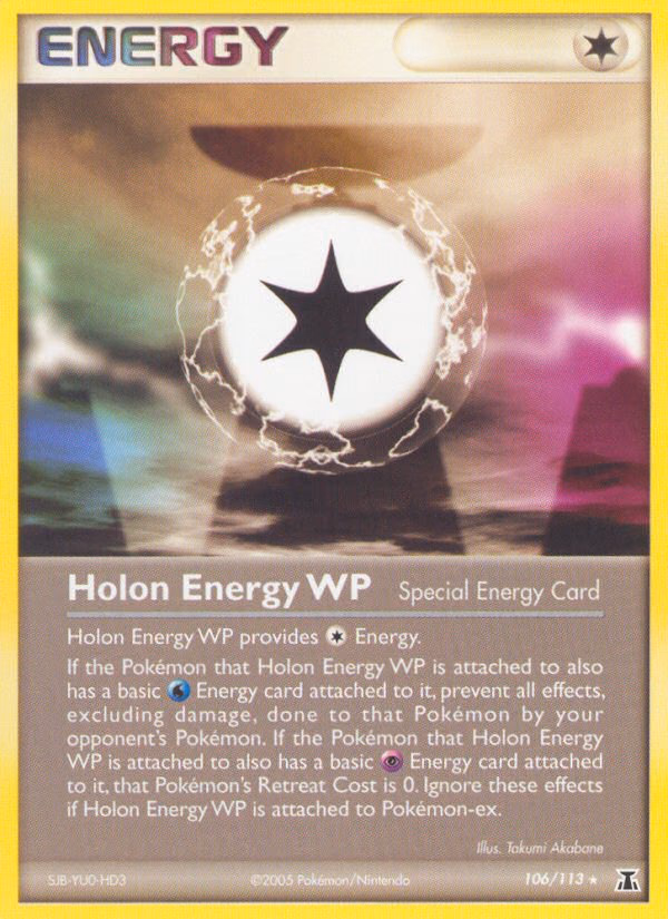 Holon Energy WP Pokemon card (106/113, Delta Species)