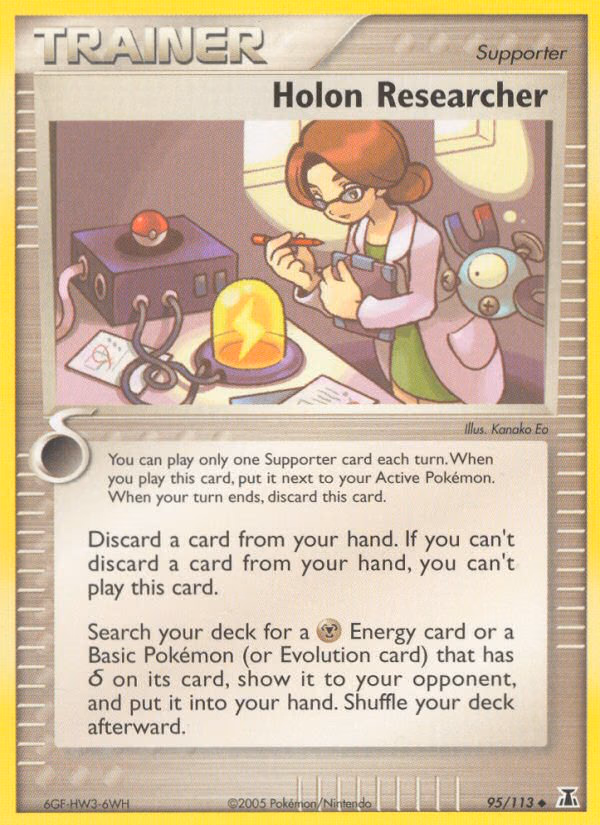 Holon Researcher Pokemon card (95/113, Delta Species)