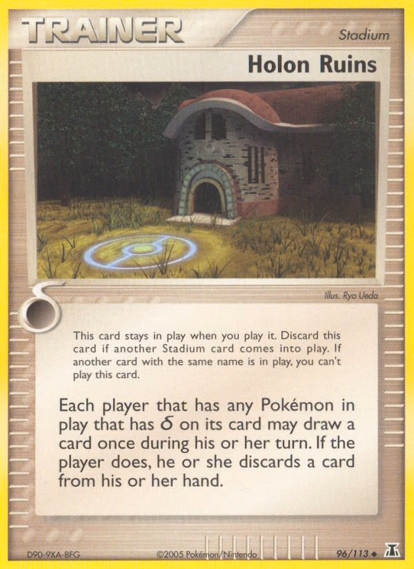 Holon Ruins Pokemon card (96/113, Delta Species)