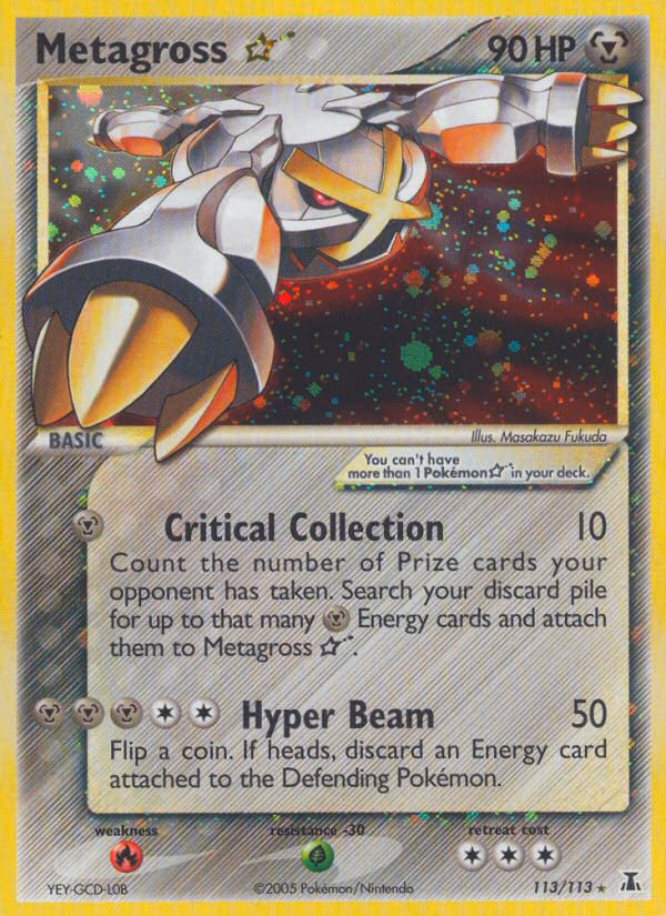 Metagross ★ Pokemon card (113/113, Delta Species)
