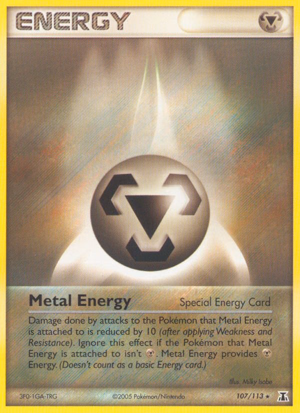 Metal Energy Pokemon card (107/113, Delta Species)