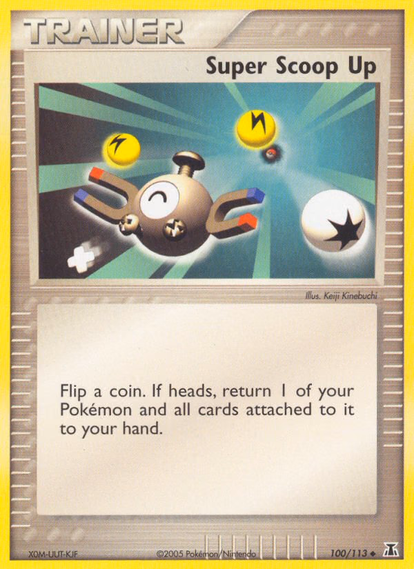 Super Scoop Up Pokemon card (100/113, Delta Species)