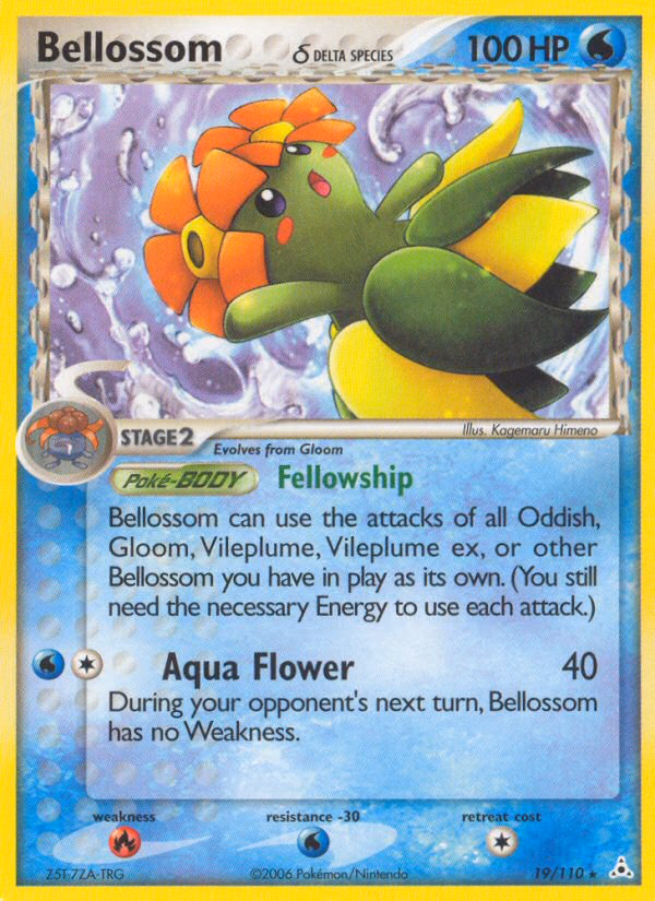 Bellossom δ Pokemon card (19/110, Holon Phantoms)