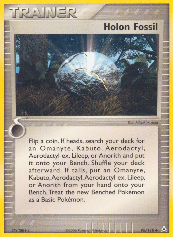 Holon Fossil Pokemon card (86/110, Holon Phantoms)