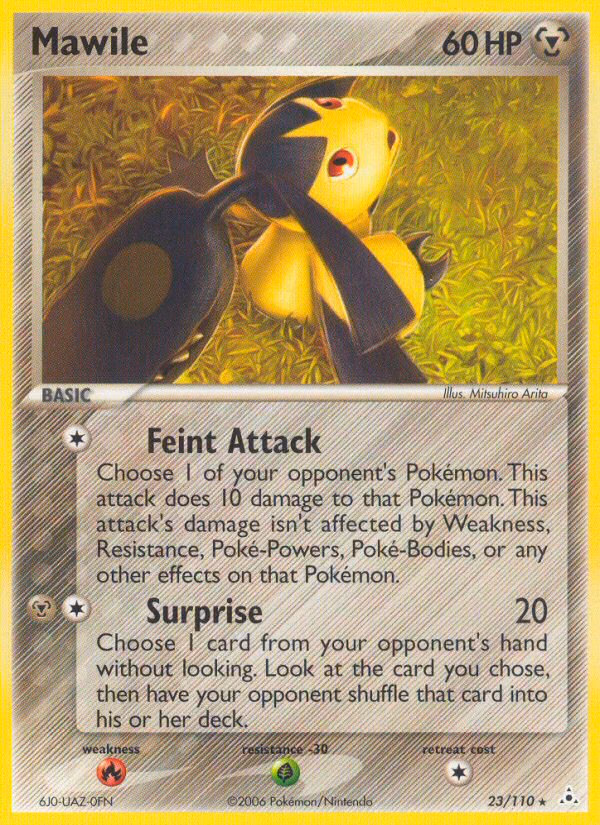 Mawile Pokemon card (23/110, Holon Phantoms)