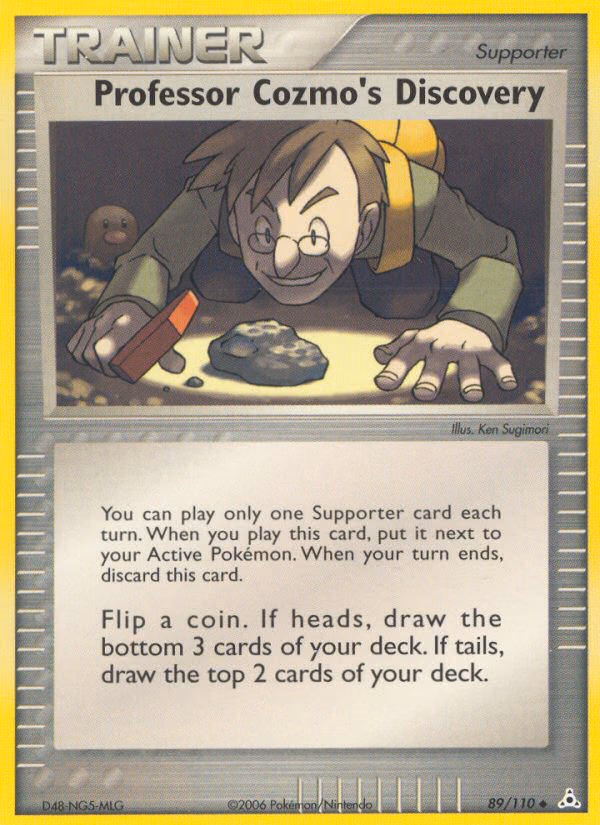 Professor Cozmo's Discovery Pokemon card (89/110, Holon Phantoms)