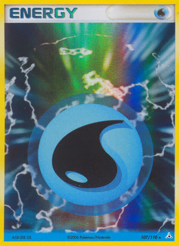 Water Energy Pokemon card (107/110, Holon Phantoms)