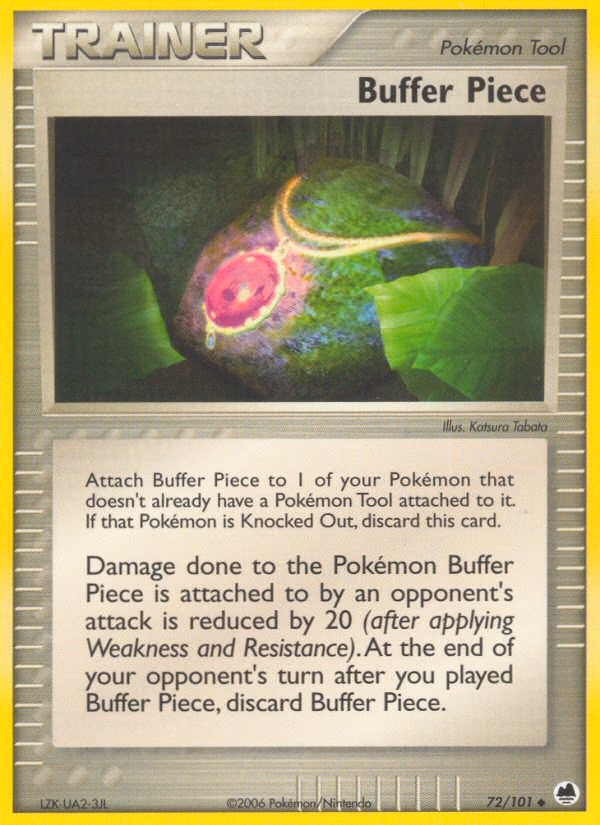 Buffer Piece Pokemon card (72/101, Dragon Frontiers)