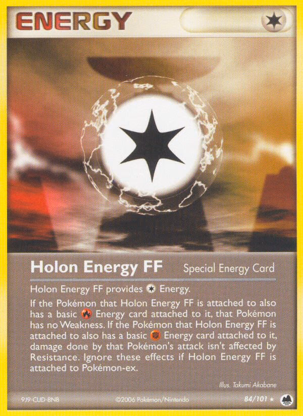 Holon Energy FF Pokemon card (84/101, Dragon Frontiers)