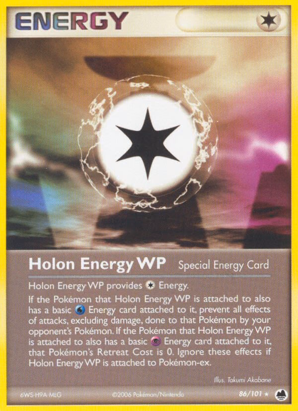 Holon Energy WP Pokemon card (86/101, Dragon Frontiers)