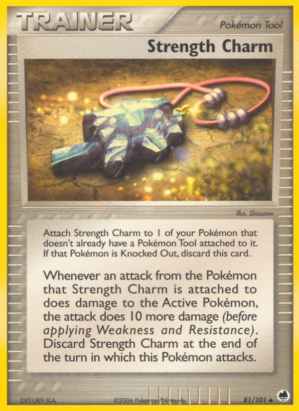 Strength Charm Pokemon card (81/101, Dragon Frontiers)