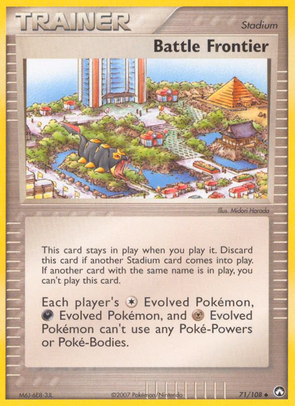Battle Frontier Pokemon card (71/108, Power Keepers)