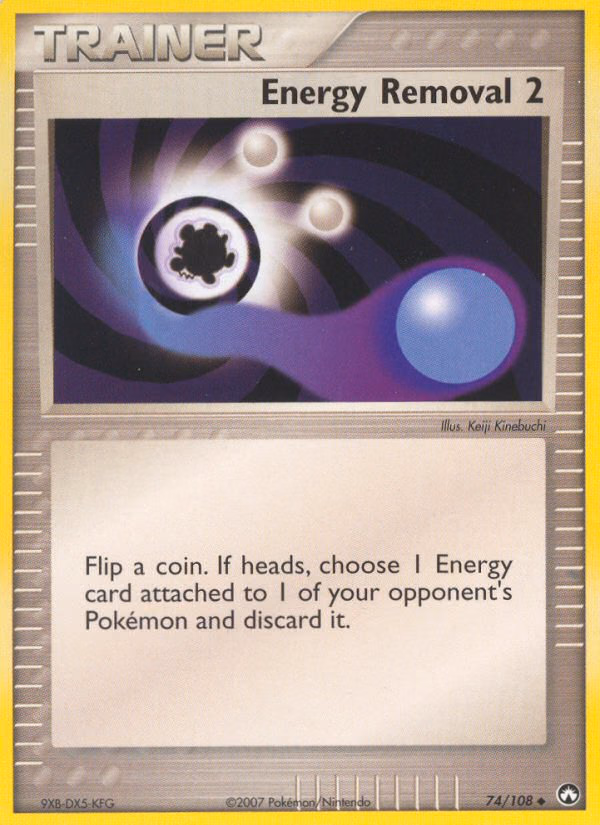 Energy Removal 2 Pokemon card (74/108, Power Keepers)