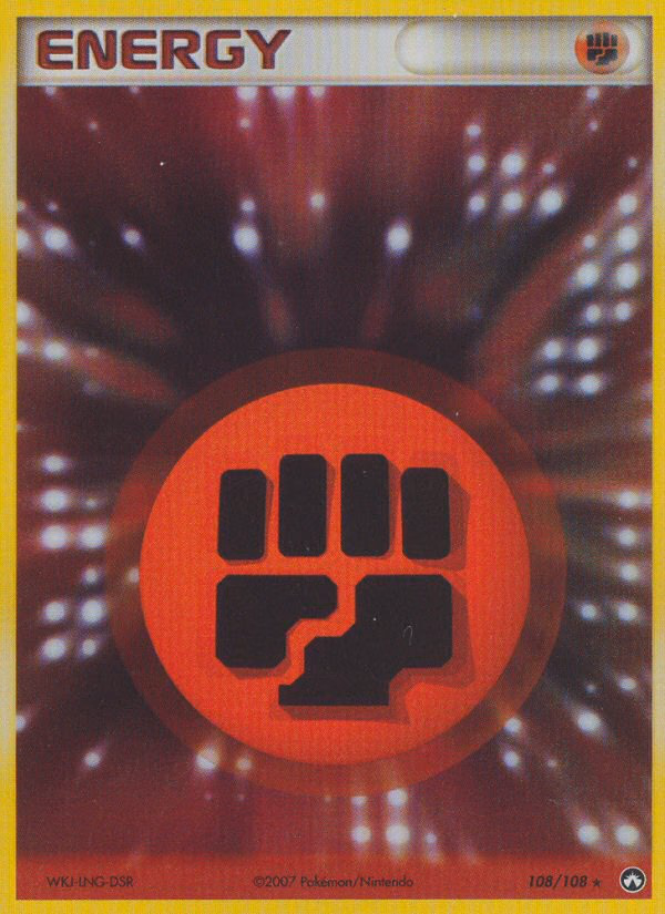 Fighting Energy Pokemon card (108/108, Power Keepers)