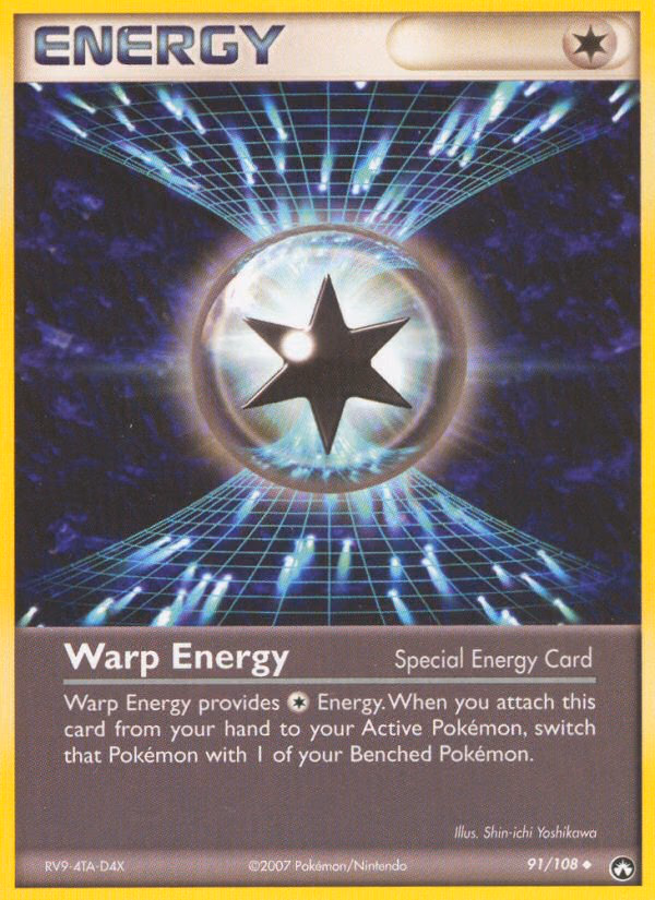 Warp Energy Pokemon card (91/108, Power Keepers)