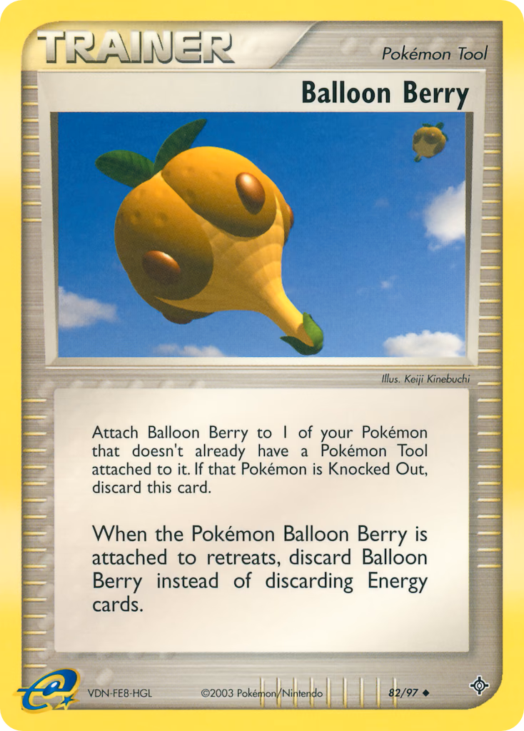 Balloon Berry Pokemon card (82/97, Dragon)