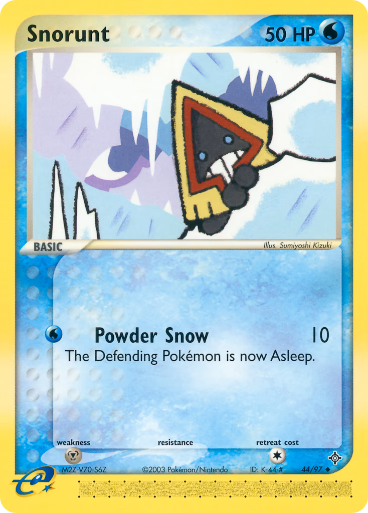 Snorunt Pokemon card (44/97, Dragon)