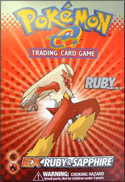 Pokemon Team Magma vs Team Aqua EX Ruby & Sapphire Theme Deck - "Ruby" [Blaziken]