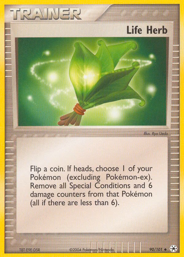 Life Herb Pokemon card (90/101, Hidden Legends)
