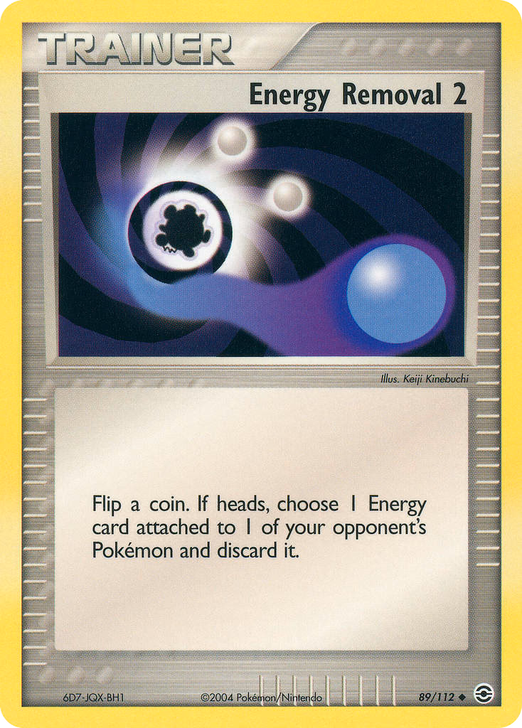 Energy Removal 2 Pokemon card (89/112, FireRed & LeafGreen)