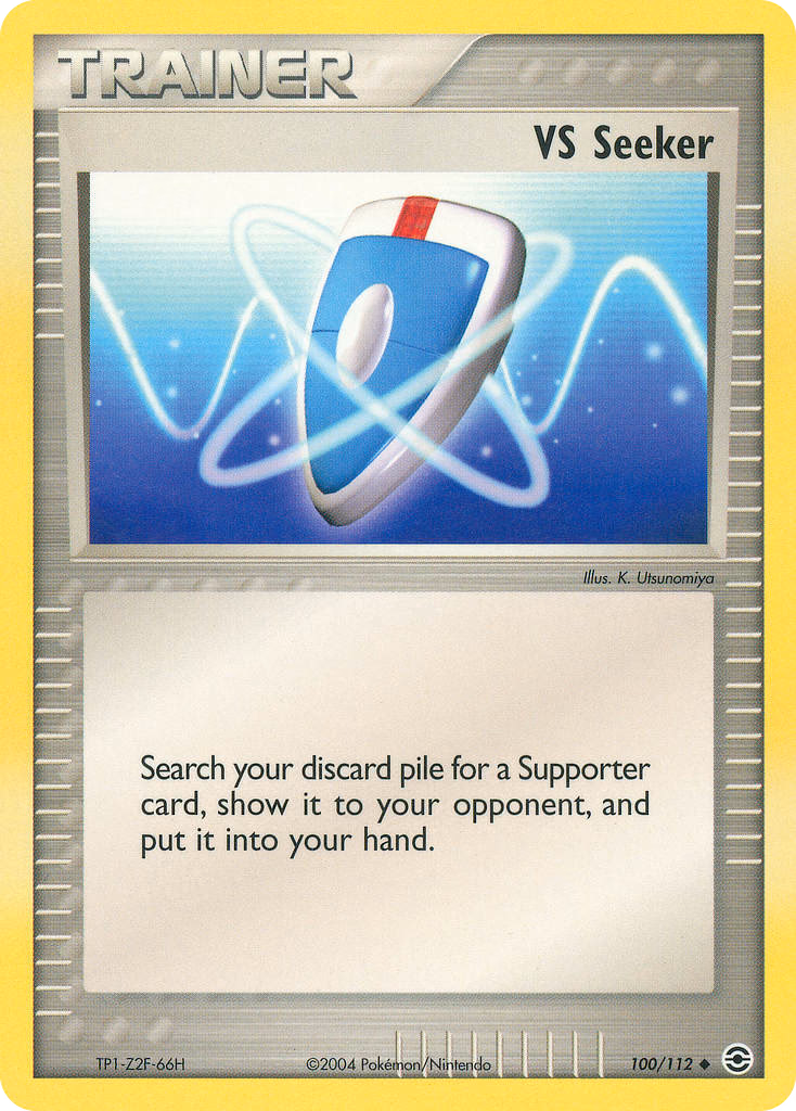 VS Seeker Pokemon card (100/112, FireRed & LeafGreen)