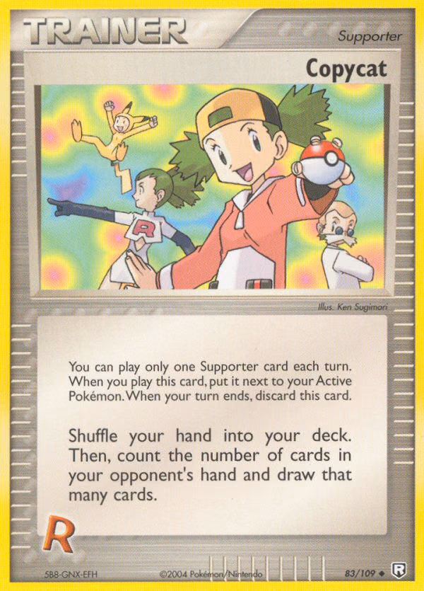 Copycat Pokemon card (83/109, Team Rocket Returns)