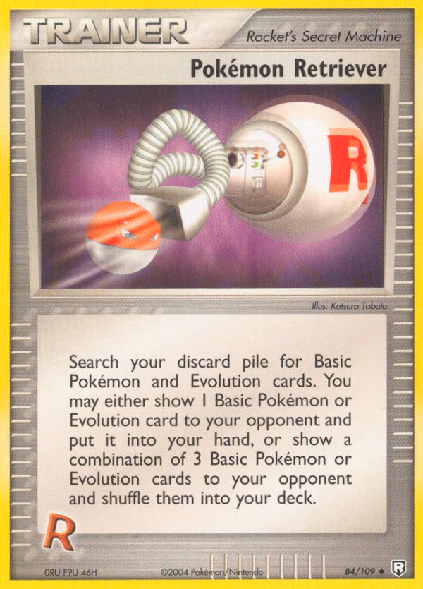 Pokémon Retriever Pokemon card (84/109, Team Rocket Returns)